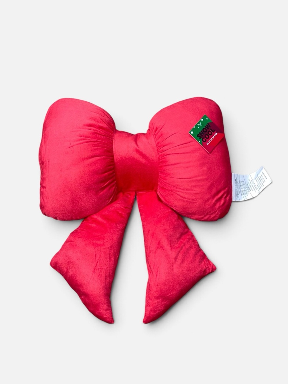 Red Bow Plush  Pillow